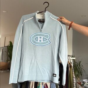 008. MONTREAL CANADIAN Blue sweater woman size XL